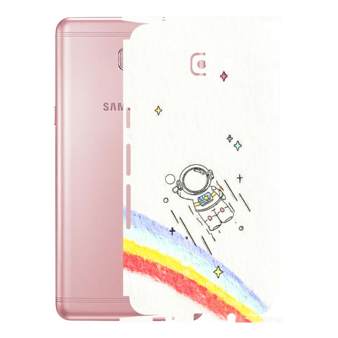 Samsung M/F/Note/Flip and C Phone Skins (All Models) - Milkyway Astronaut - 3D Embossed Finish (L-110) Samsung Galaxy C9 Pro