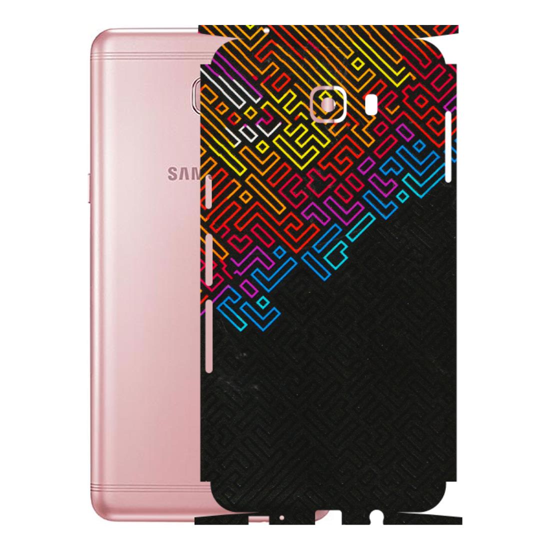 Samsung M/F/Note/Flip and C Phone Skins (All Models) - Dotme Pattern Art - 3D Embossed Finish (L-121) Samsung Galaxy C9 Pro