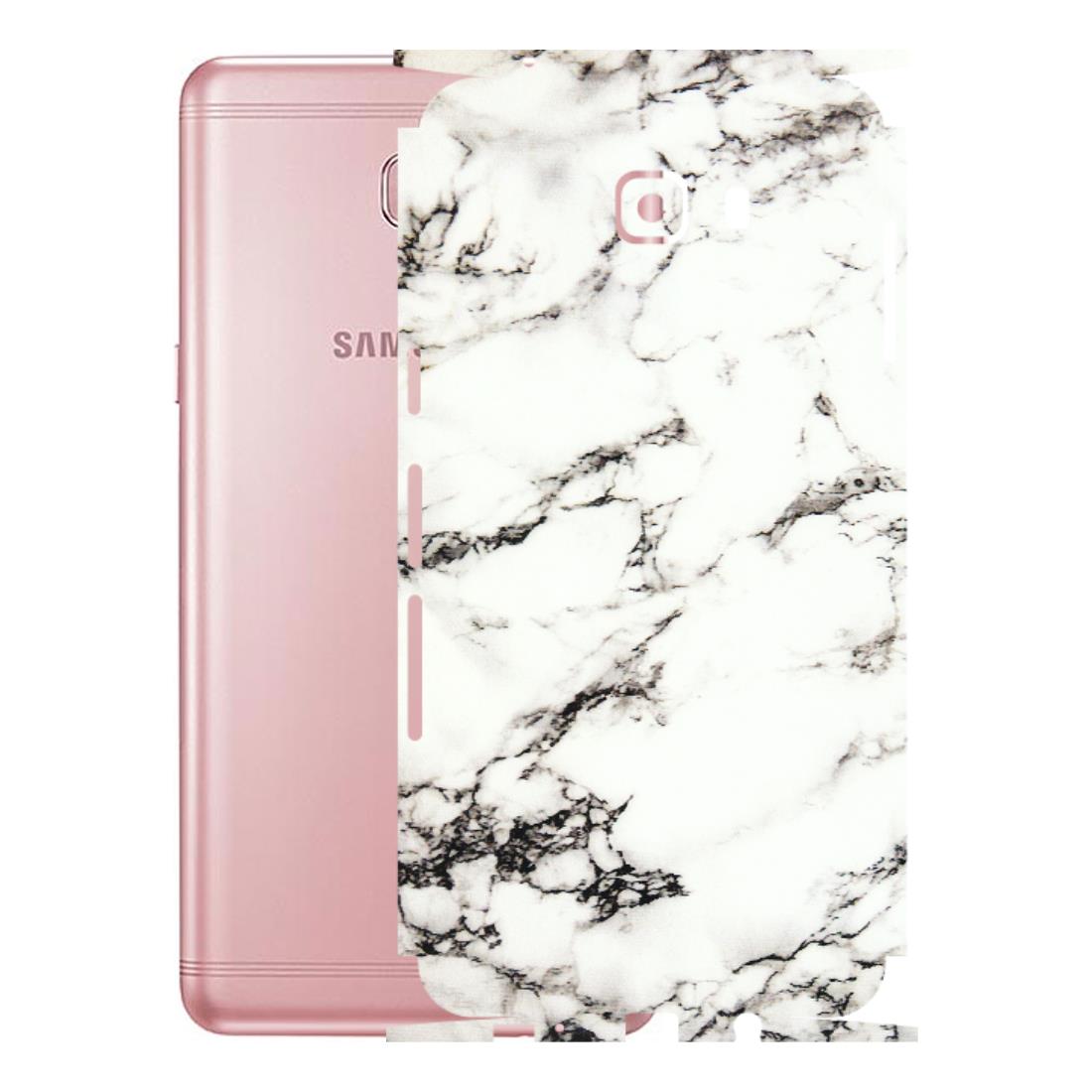Samsung M/F/Note/Flip and C Phone Skins (All Models) - Black and White Marble Texture - 3D Embossed Finish (L-124) Samsung Galaxy C9 Pro