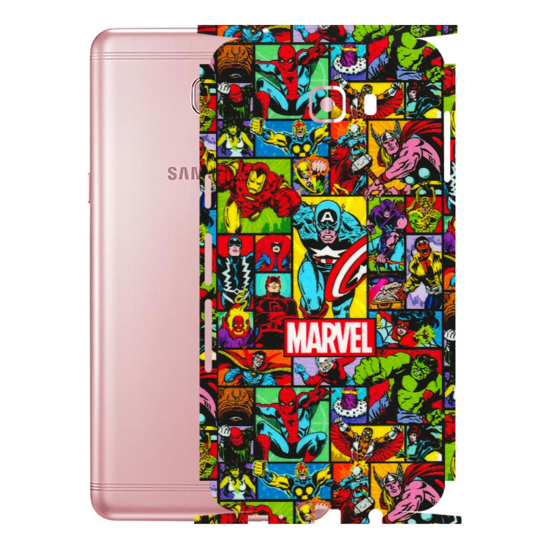 Samsung M/F/Note/Flip and C Phone Skins (All Models) - MARVELOUS Comic Characters - 3D Embossed Finish (L-129) Samsung Galaxy C9 Pro