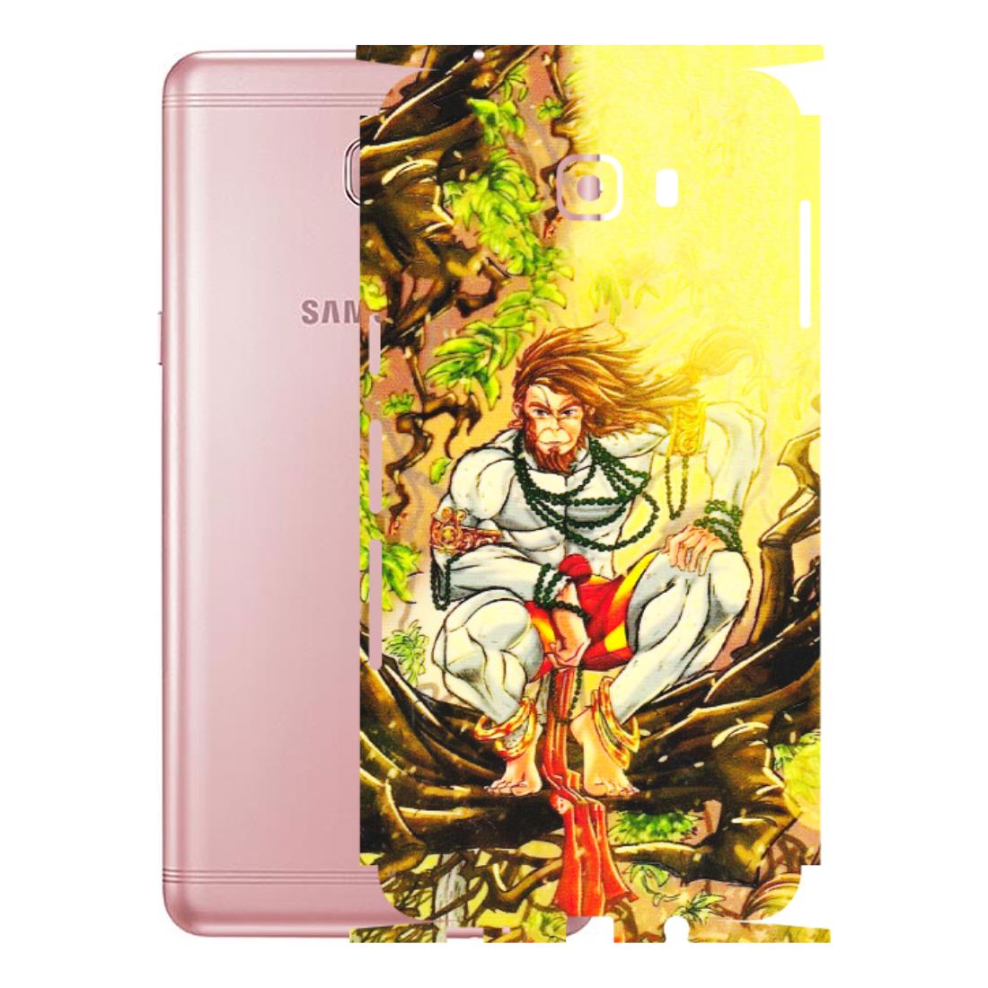 Samsung M/F/Note/Flip and C Phone Skins (All Models) - Lord Hanuman - 3D Embossed Finish (L-152) Samsung Galaxy C9 Pro
