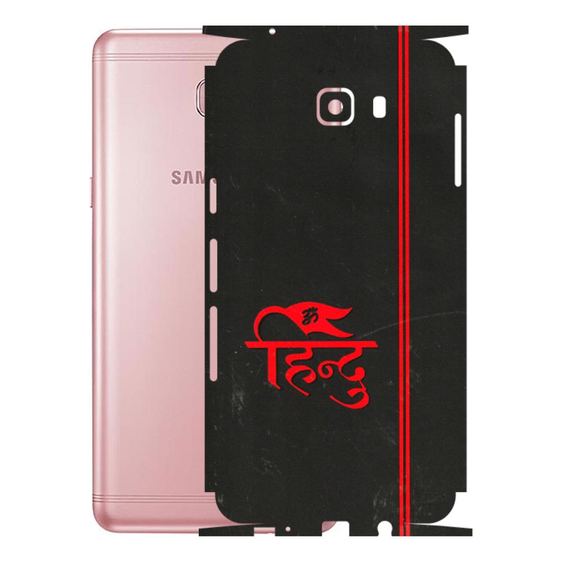Samsung M/F/Note/Flip and C Phone Skins (All Models) - Hindu Black - 3D Embossed Finish (L-153) Samsung Galaxy C9 Pro