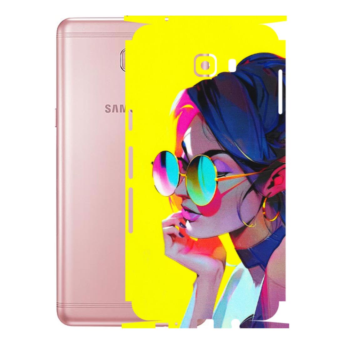 Samsung M/F/Note/Flip and C Phone Skins (All Models) - Bold Stylish Girl - 3D Embossed Finish (L-222) Samsung Galaxy C9 Pro