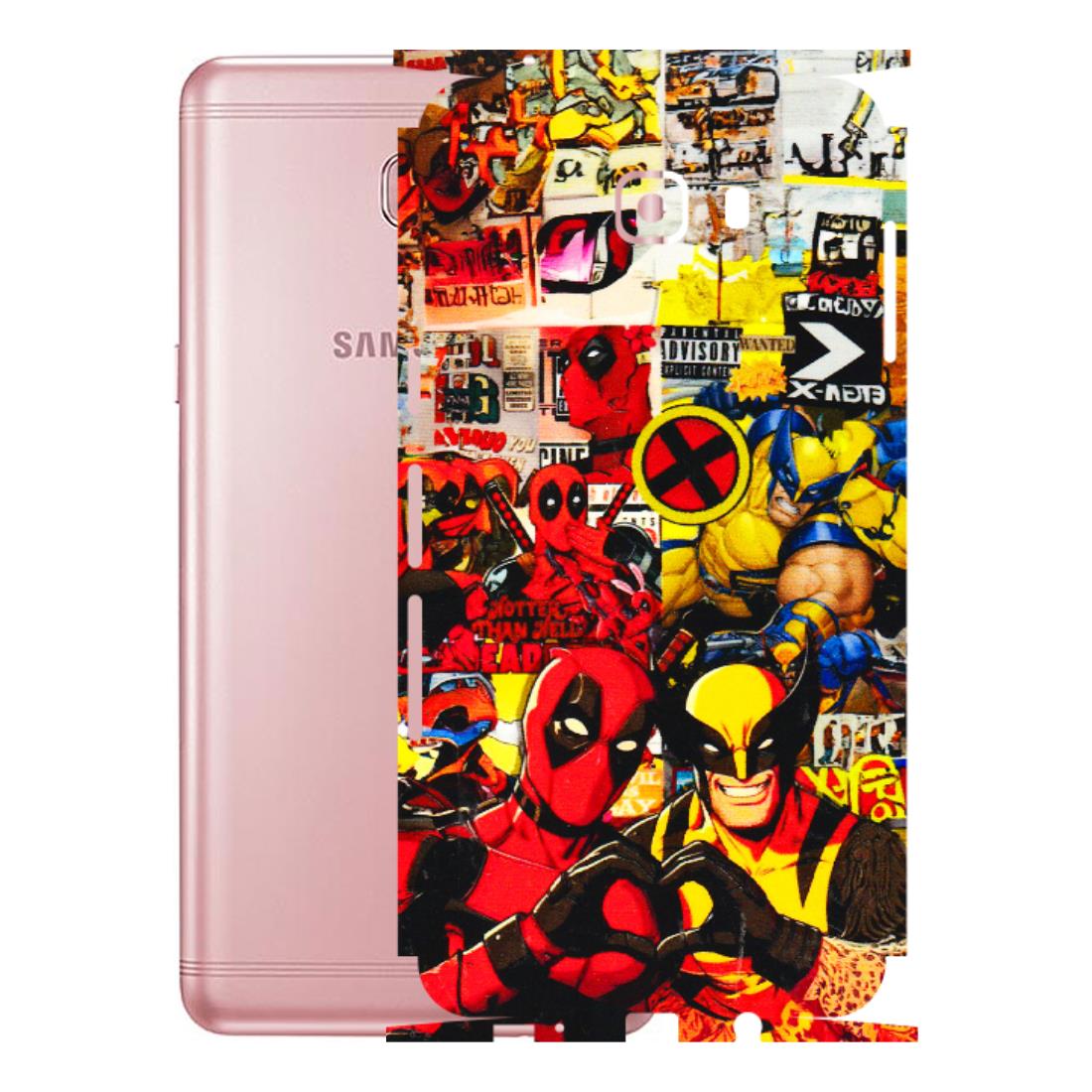 Samsung M/F/Note/Flip and C Phone Skins (All Models) - Spidy Wolverine - 3D Embossed Finish (L-310) Samsung Galaxy C9 Pro