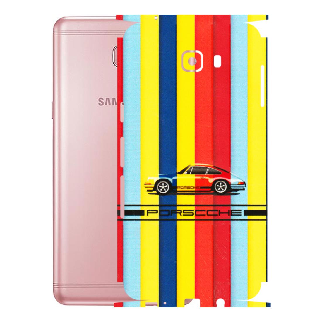 Samsung M/F/Note/Flip and C Phone Skins (All Models) - Multicolour Porche - 3D Embossed Finish (L-39) Samsung Galaxy C9 Pro