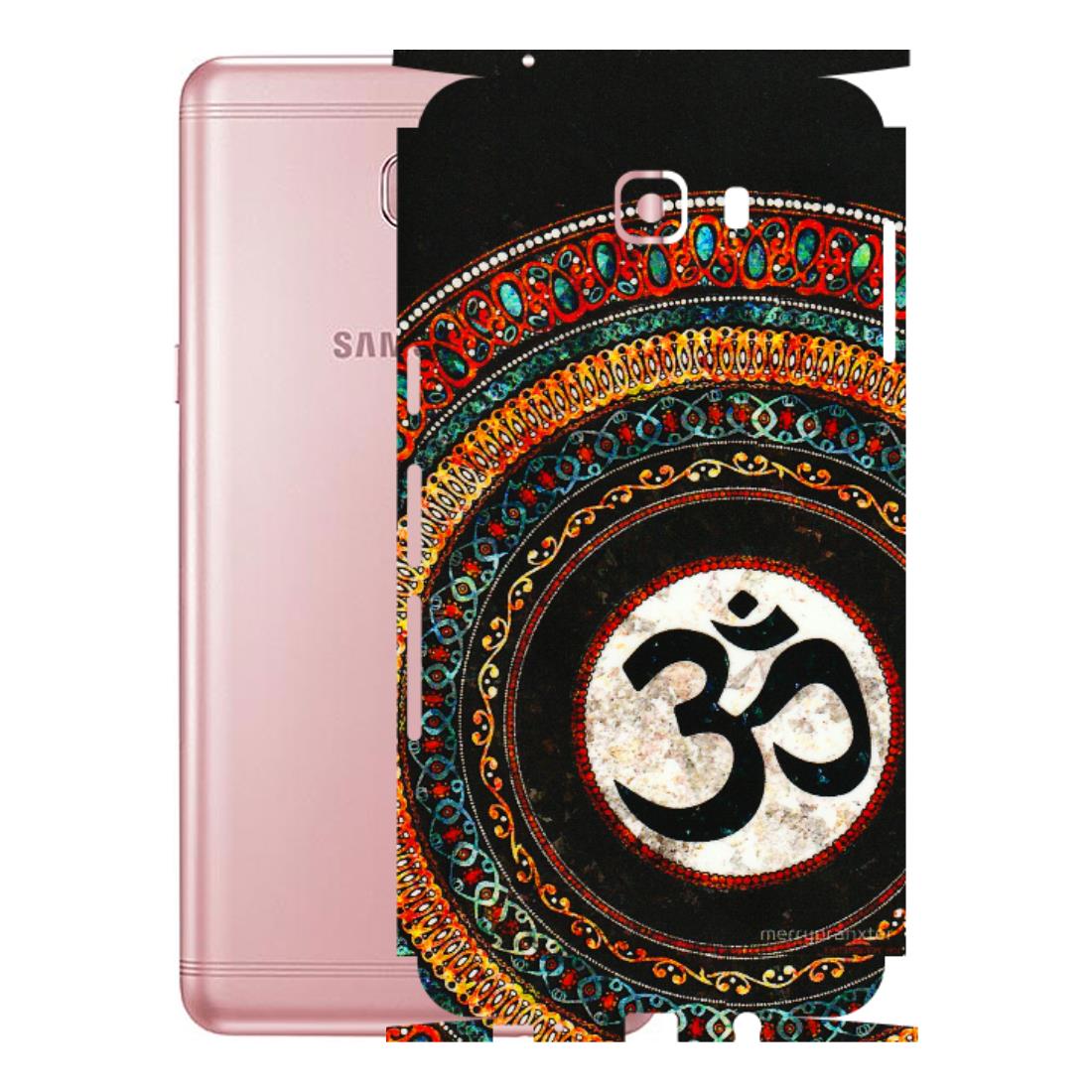 Samsung M/F/Note/Flip and C Phone Skins (All Models) - Aum Chant Abstract - 3D Embossed Finish (L-42) Samsung Galaxy C9 Pro