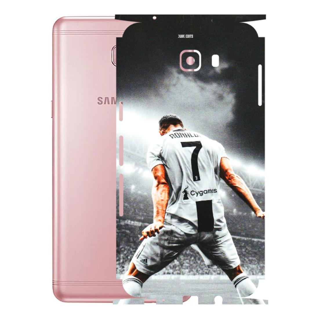 Samsung M/F/Note/Flip and C Phone Skins (All Models) - Ronaldo CR7 Crazy - 3D Embossed Finish (L-44) Samsung Galaxy C9 Pro