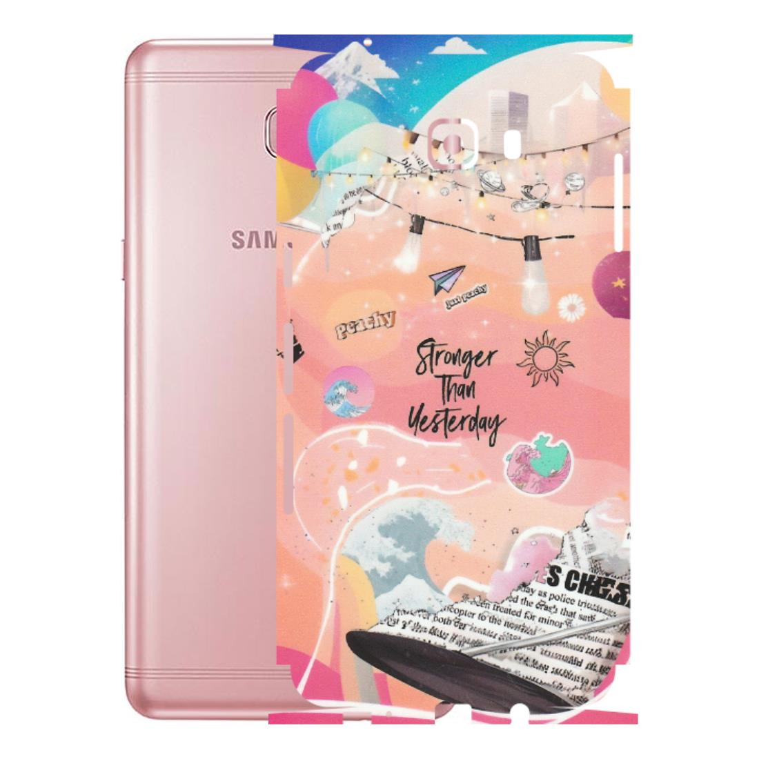 Samsung M/F/Note/Flip and C Phone Skins (All Models) - Stronger Then Yesterday - Matte Finish (M-128) Samsung Galaxy C9 Pro