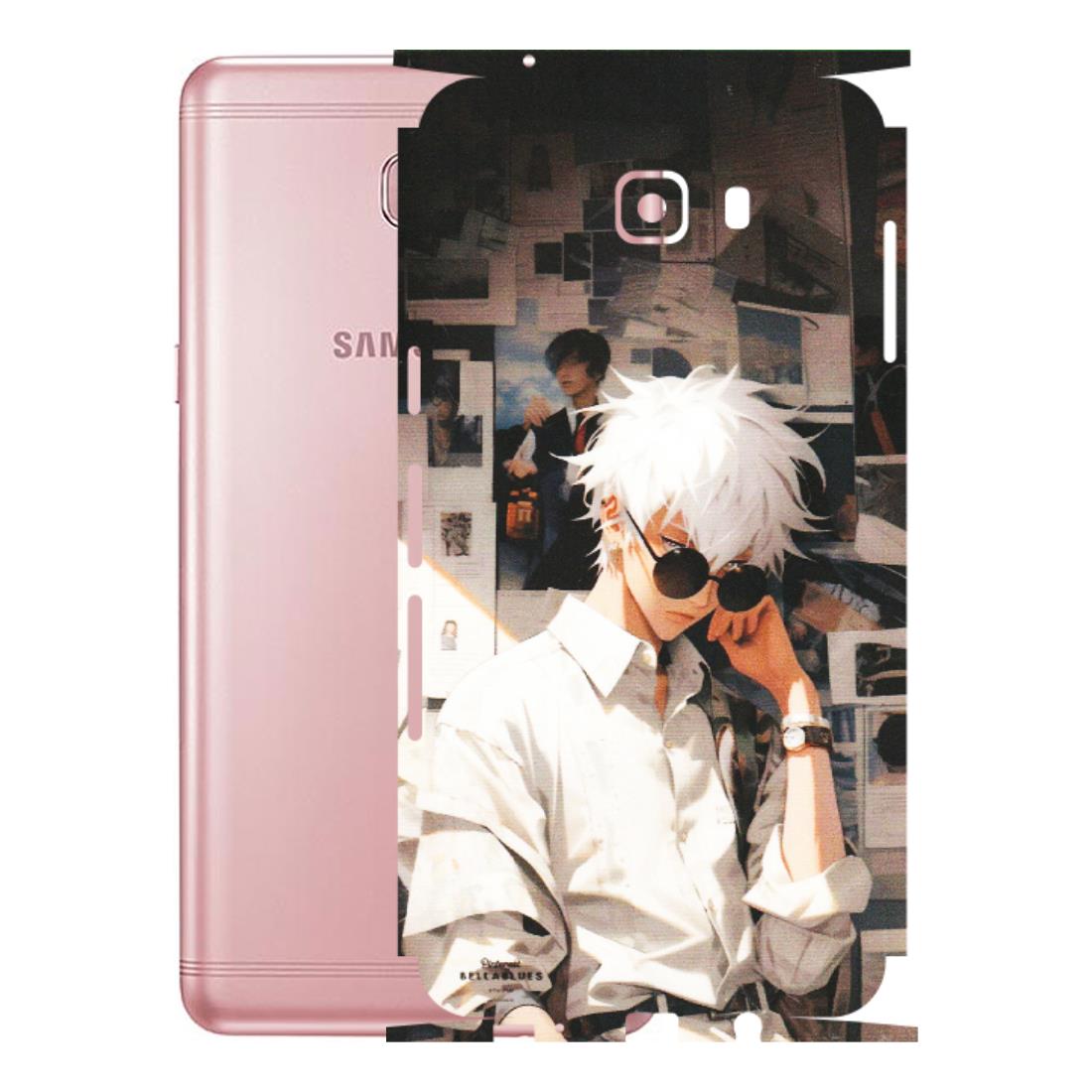 Samsung M/F/Note/Flip and C Phone Skins (All Models) - Gojo Satoru Jujustu Kaisen Anime - Matte Finish (M-156) Samsung Galaxy C9 Pro