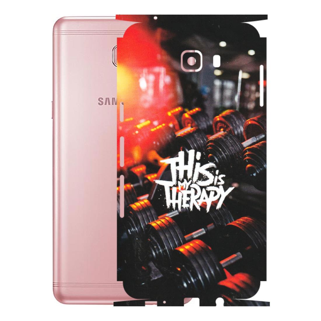 Samsung M/F/Note/Flip and C Phone Skins (All Models) - GYM Lover Therapy - Matte Finish (M-160) Samsung Galaxy C9 Pro