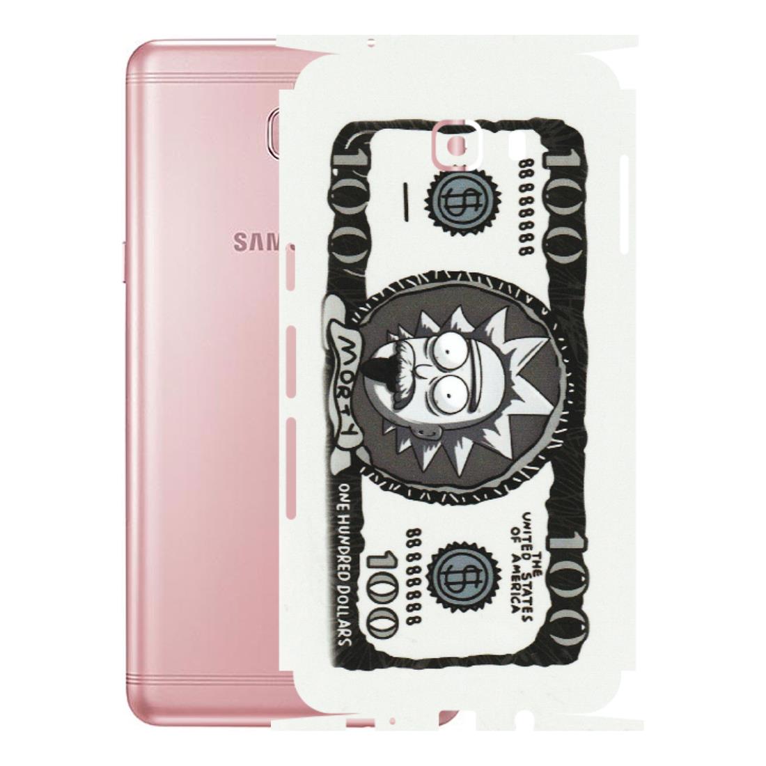 Samsung M/F/Note/Flip and C Phone Skins (All Models) - Rick And Morty Hundred Dollar Anime - Matte Finish (M-161) Samsung Galaxy C9 Pro