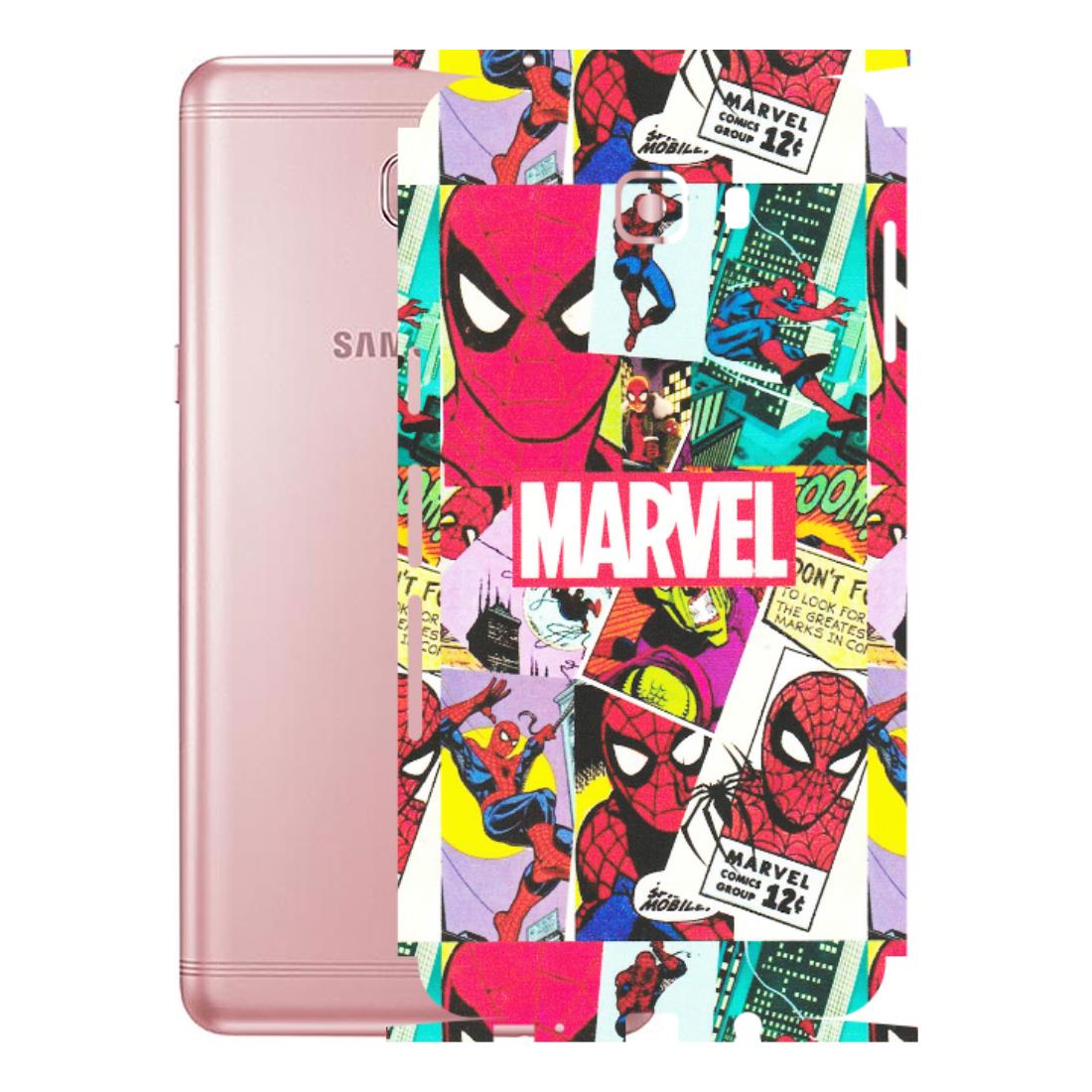 Samsung M/F/Note/Flip and C Phone Skins (All Models) - Marvel Comic Spiderman Grafitti - Matte Finish (M-72) Samsung Galaxy C9 Pro