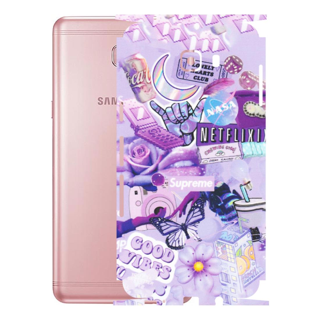 Samsung M/F/Note/Flip and C Phone Skins (All Models) - Supreme Purple Magic - Matte Finish (M-88) Samsung Galaxy C9 Pro