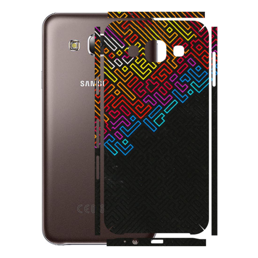 Samsung M/F/Note/Flip and C Phone Skins (All Models) - Dotme Pattern Art - 3D Embossed Finish (L-121) Samsung Galaxy E5