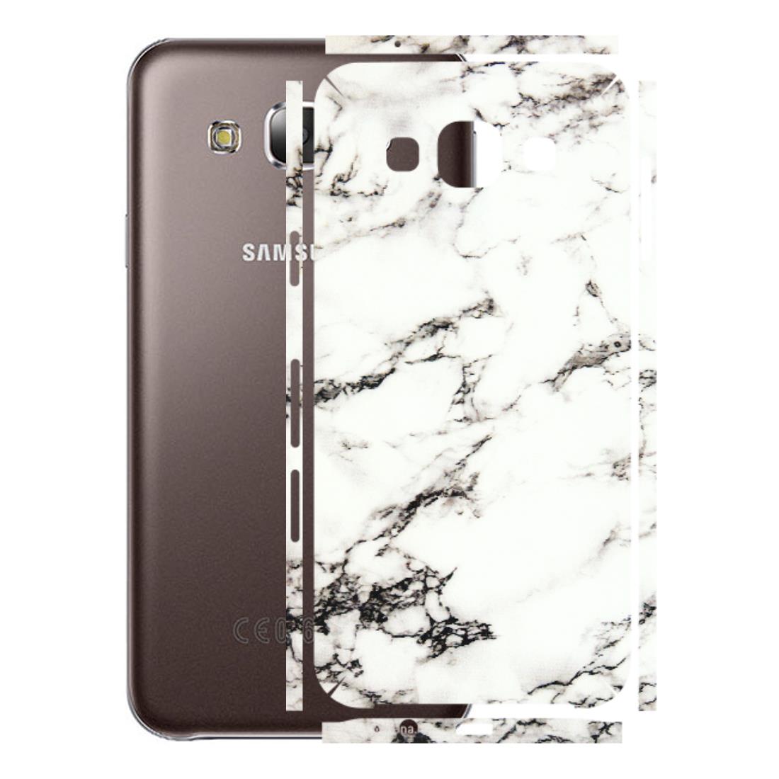 Samsung M/F/Note/Flip and C Phone Skins (All Models) - Black and White Marble Texture - 3D Embossed Finish (L-124) Samsung Galaxy E5