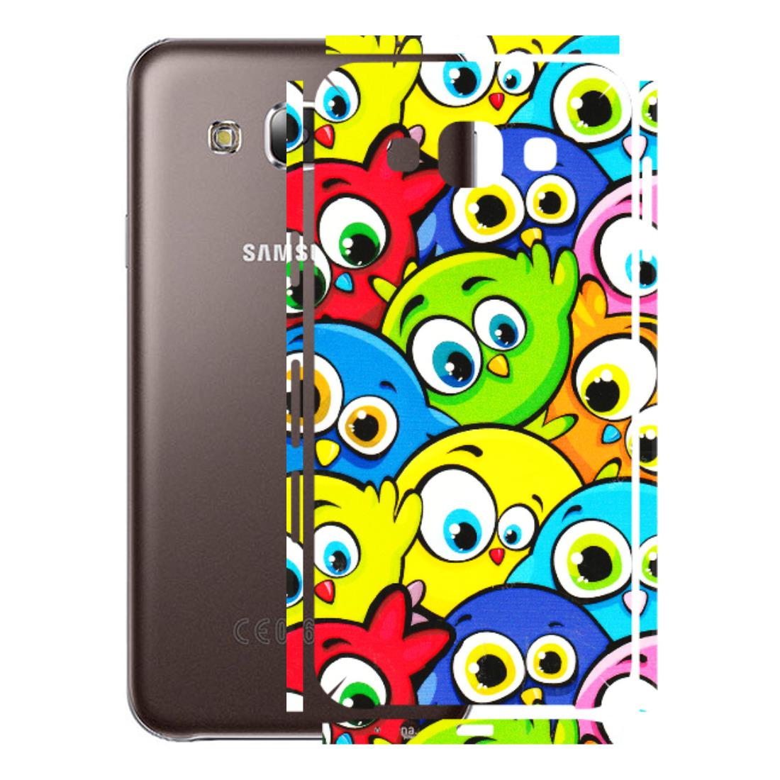Samsung M/F/Note/Flip and C Phone Skins (All Models) - Cute Fluffy Birds - 3D Embossed Finish (L-213) Samsung Galaxy E5