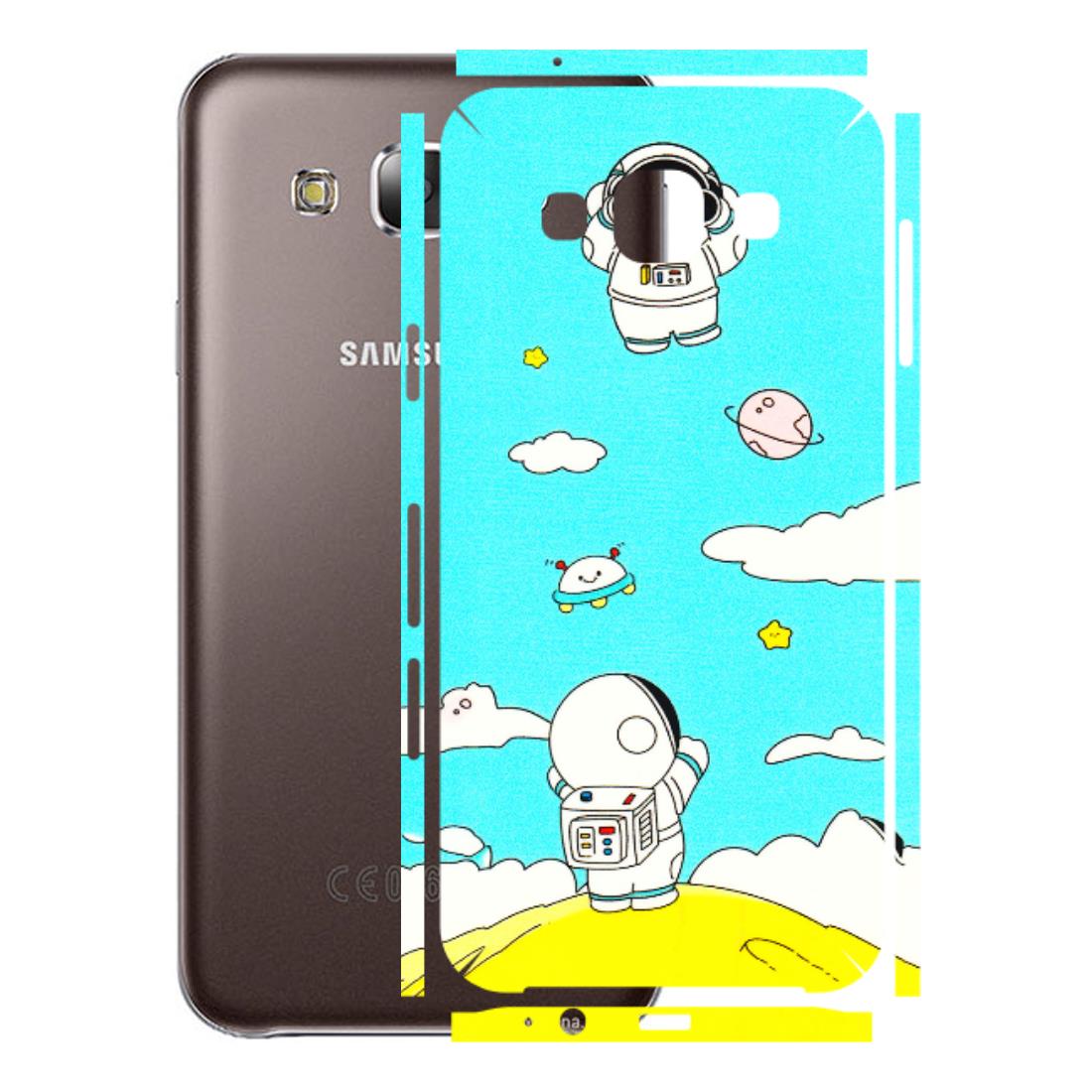 Samsung M/F/Note/Flip and C Phone Skins (All Models) - Blue Skies Astro Float - 3D Embossed Finish (L-230) Samsung Galaxy E5