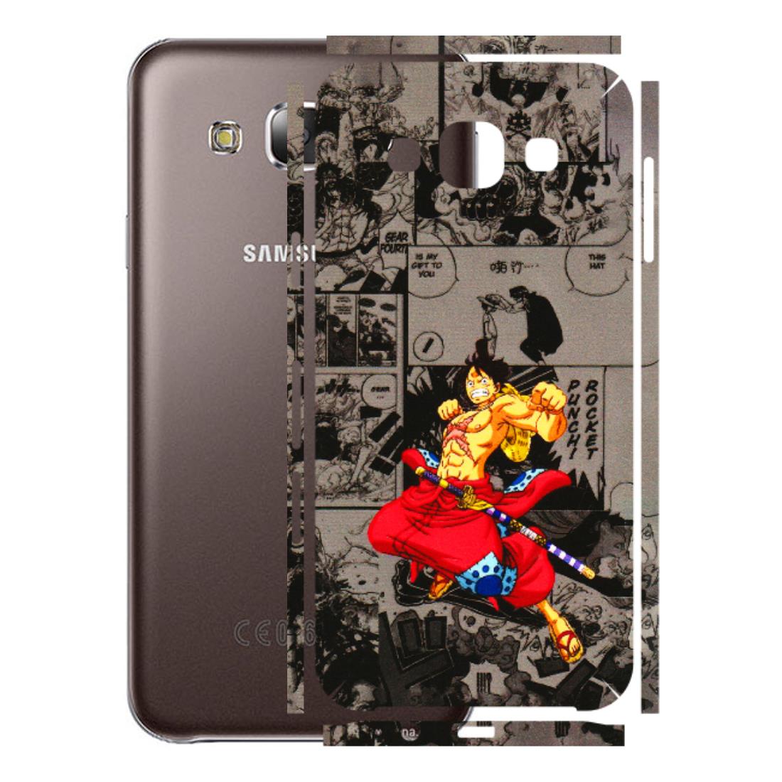 Samsung M/F/Note/Flip and C Phone Skins (All Models) - One Piece Rocket Punch Manga - 3D Embossed Finish (L-25) Samsung Galaxy E5