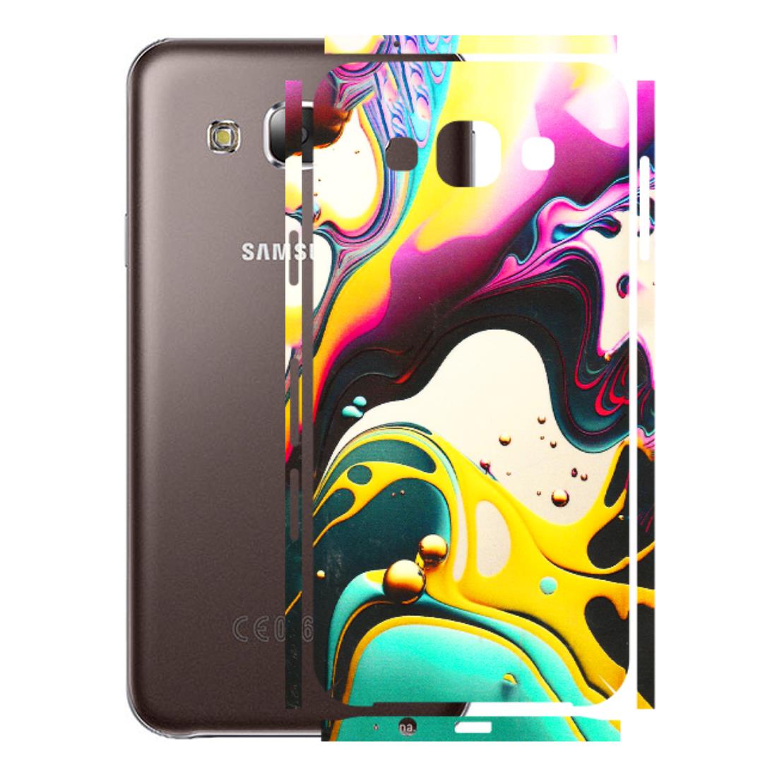 Samsung M/F/Note/Flip and C Phone Skins (All Models) - Multicolor Abstract pattern - 3D Embossed Finish (L-254) Samsung Galaxy E5