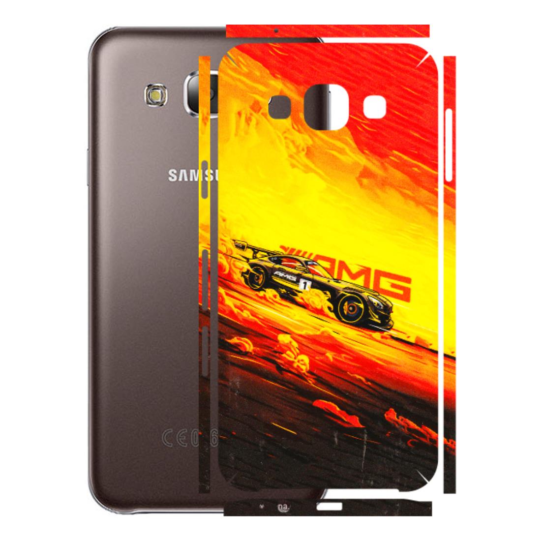 Samsung M/F/Note/Flip and C Phone Skins (All Models) - AMG Car Speed Cover - 3D Embossed Finish (L-256) Samsung Galaxy E5