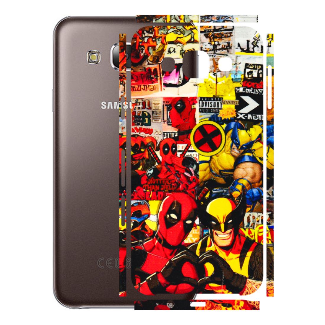 Samsung M/F/Note/Flip and C Phone Skins (All Models) - Spidy Wolverine - 3D Embossed Finish (L-310) Samsung Galaxy E5
