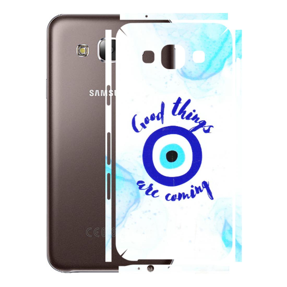Samsung M/F/Note/Flip and C Phone Skins (All Models) - Evil Eye Good Things Are Coming - 3D Embossed Finish (L-322) Samsung Galaxy E5