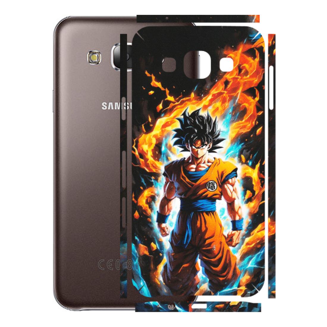 Samsung M/F/Note/Flip and C Phone Skins (All Models) - Goku Transformation Anime - Matte Finish (M-159) Samsung Galaxy E5