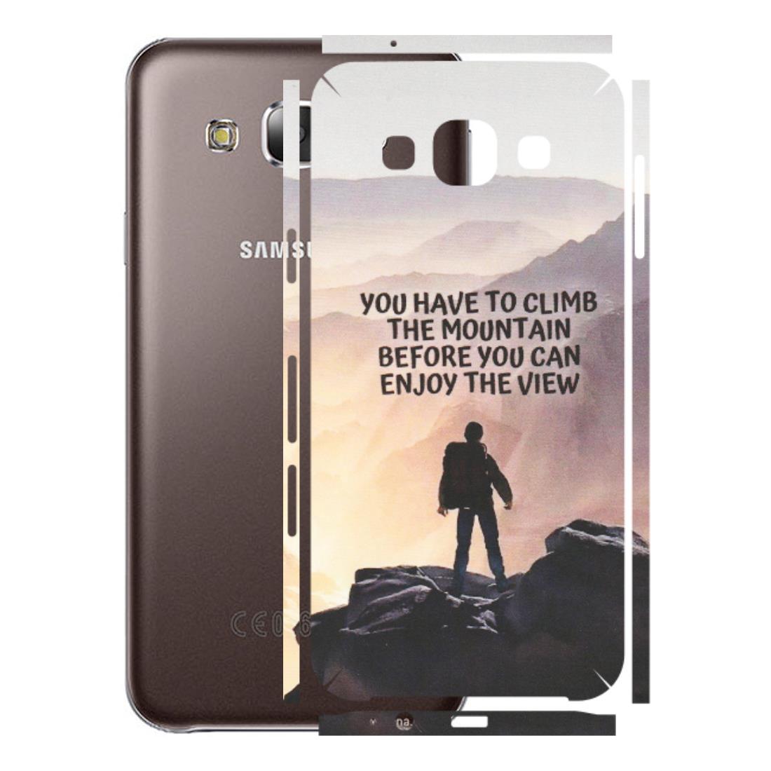 Samsung M/F/Note/Flip and C Phone Skins (All Models) - Motivational Hiking Mountain - Matte Finish (M-28) Samsung Galaxy E5