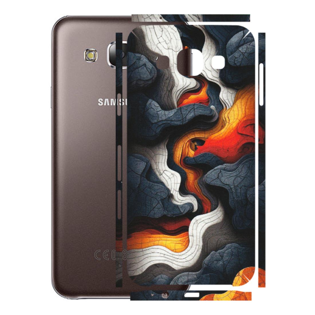 Samsung M/F/Note/Flip and C Phone Skins (All Models) - Abstract Volcanic Layers - Matte Finish (M-52) Samsung Galaxy E5