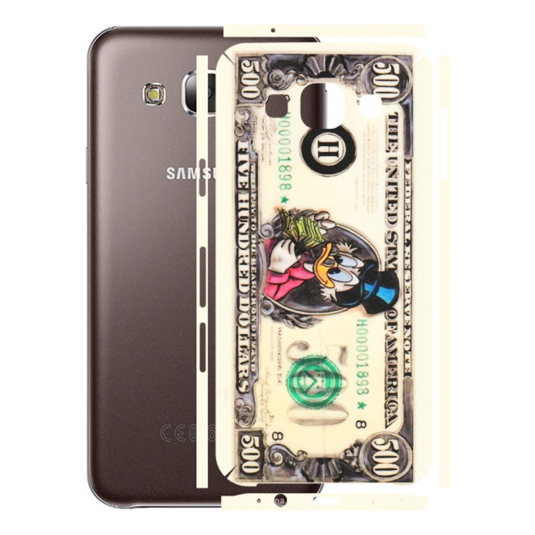 Samsung M/F/Note/Flip and C Phone Skins (All Models) - Five Hundred Dollar Duck - Transparent Finish (T-15) Samsung Galaxy E5