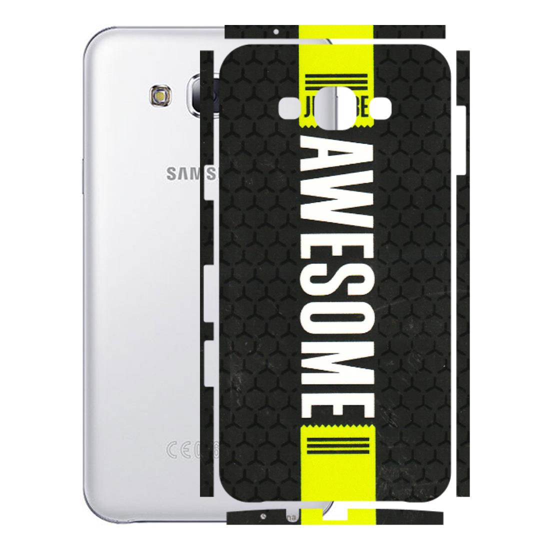 Samsung M/F/Note/Flip and C Phone Skins (All Models) - Just Be Awesome - 3D Embossed Finish (L-101) Samsung Galaxy E7