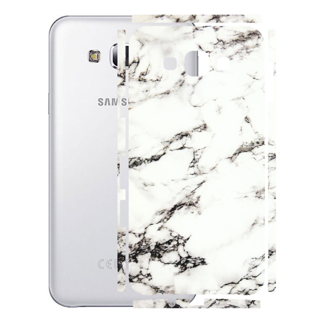 Samsung M/F/Note/Flip and C Phone Skins (All Models) - Black and White Marble Texture - 3D Embossed Finish (L-124) Samsung Galaxy E7