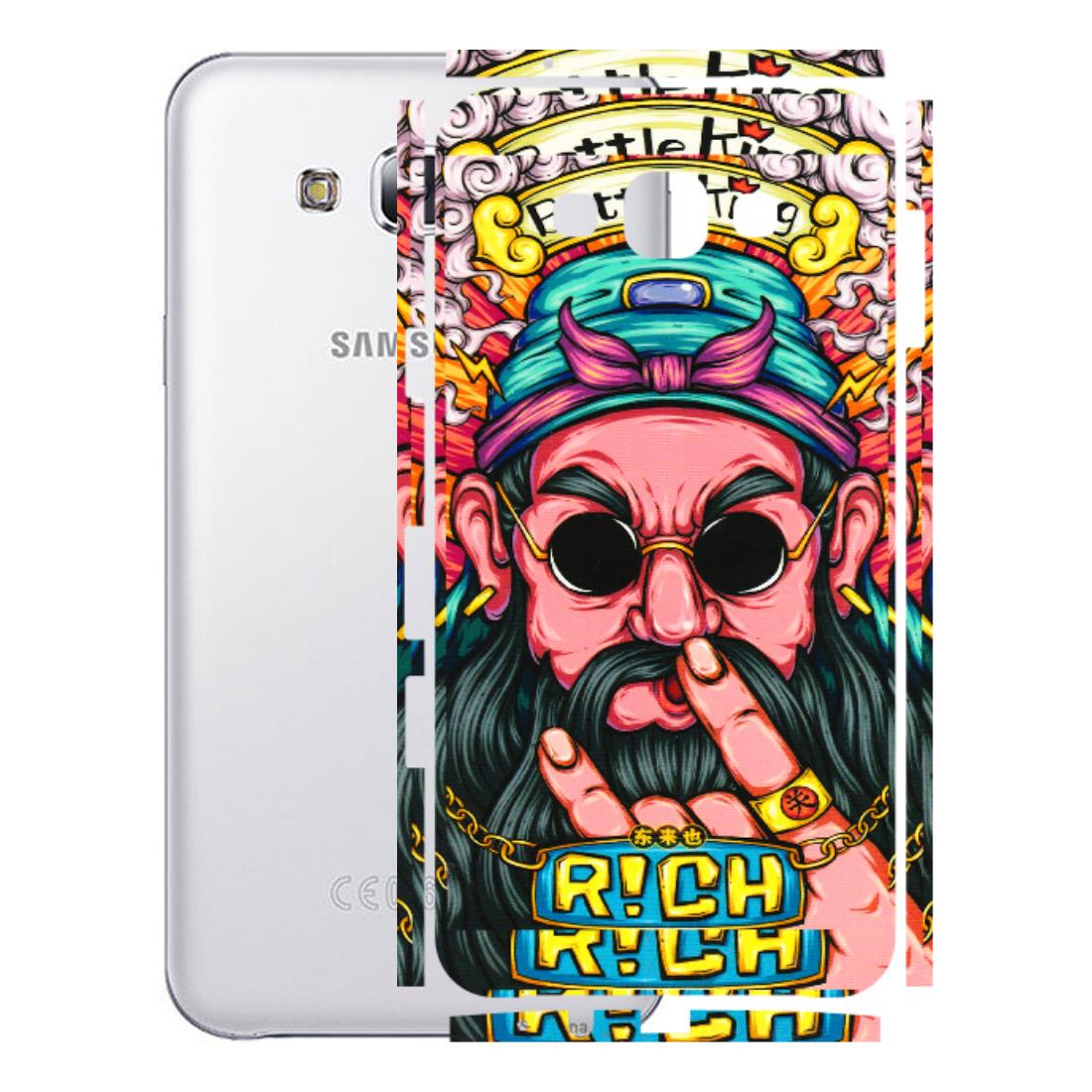 Samsung M/F/Note/Flip and C Phone Skins (All Models) - Battle King Dude Face - 3D Embossed Finish (L-178) Samsung Galaxy E7