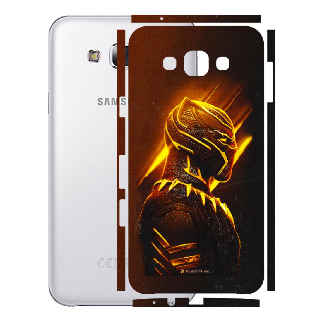 Samsung M/F/Note/Flip and C Phone Skins (All Models) - Gold Black Panther - 3D Embossed Finish (L-181) Samsung Galaxy E7