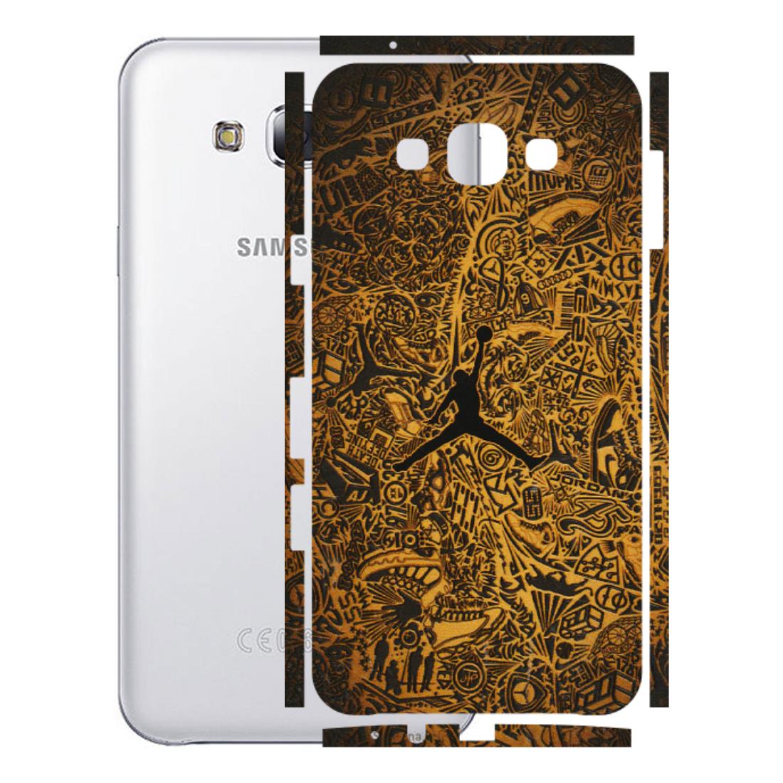 Samsung M/F/Note/Flip and C Phone Skins (All Models) - Premium Gold Basketball Player - 3D Embossed Finish (L-236) Samsung Galaxy E7