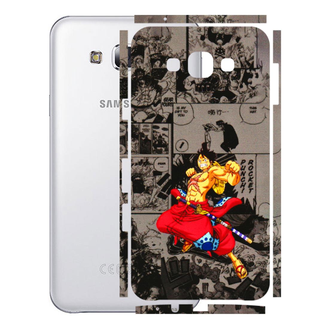Samsung M/F/Note/Flip and C Phone Skins (All Models) - One Piece Rocket Punch Manga - 3D Embossed Finish (L-25) Samsung Galaxy E7