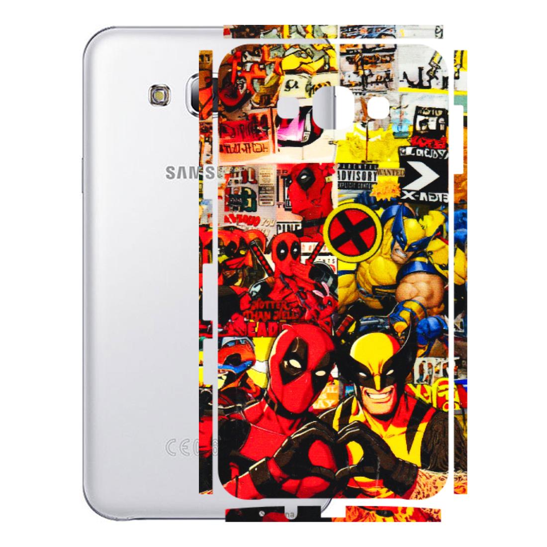 Samsung M/F/Note/Flip and C Phone Skins (All Models) - Spidy Wolverine - 3D Embossed Finish (L-310) Samsung Galaxy E7