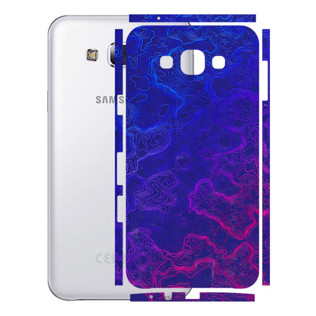 Samsung M/F/Note/Flip and C Phone Skins (All Models) - Purple Ripples Swirl - 3D Embossed Finish (L-314) Samsung Galaxy E7