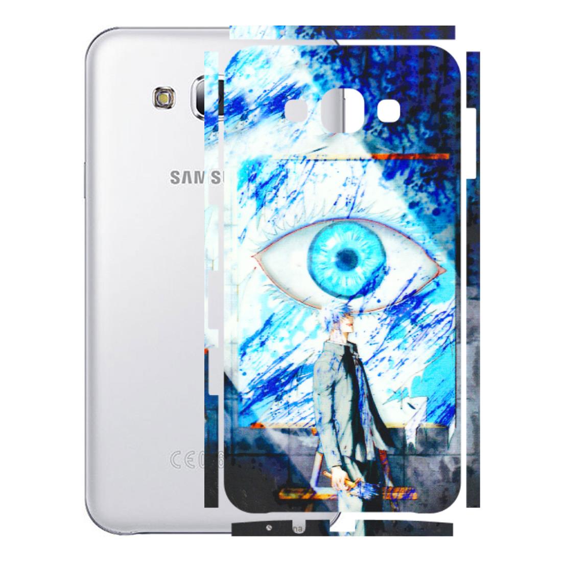 Samsung M/F/Note/Flip and C Phone Skins (All Models) - Anime Sea Blue Eye - 3D Embossed Finish (L-318) Samsung Galaxy E7
