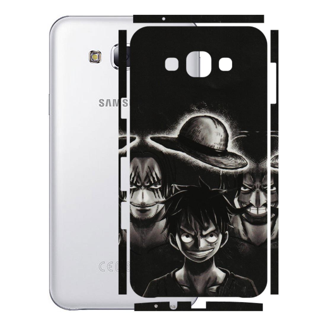 Samsung M/F/Note/Flip and C Phone Skins (All Models) - Black Luffy Hat - 3D Embossed Finish (L-57) Samsung Galaxy E7