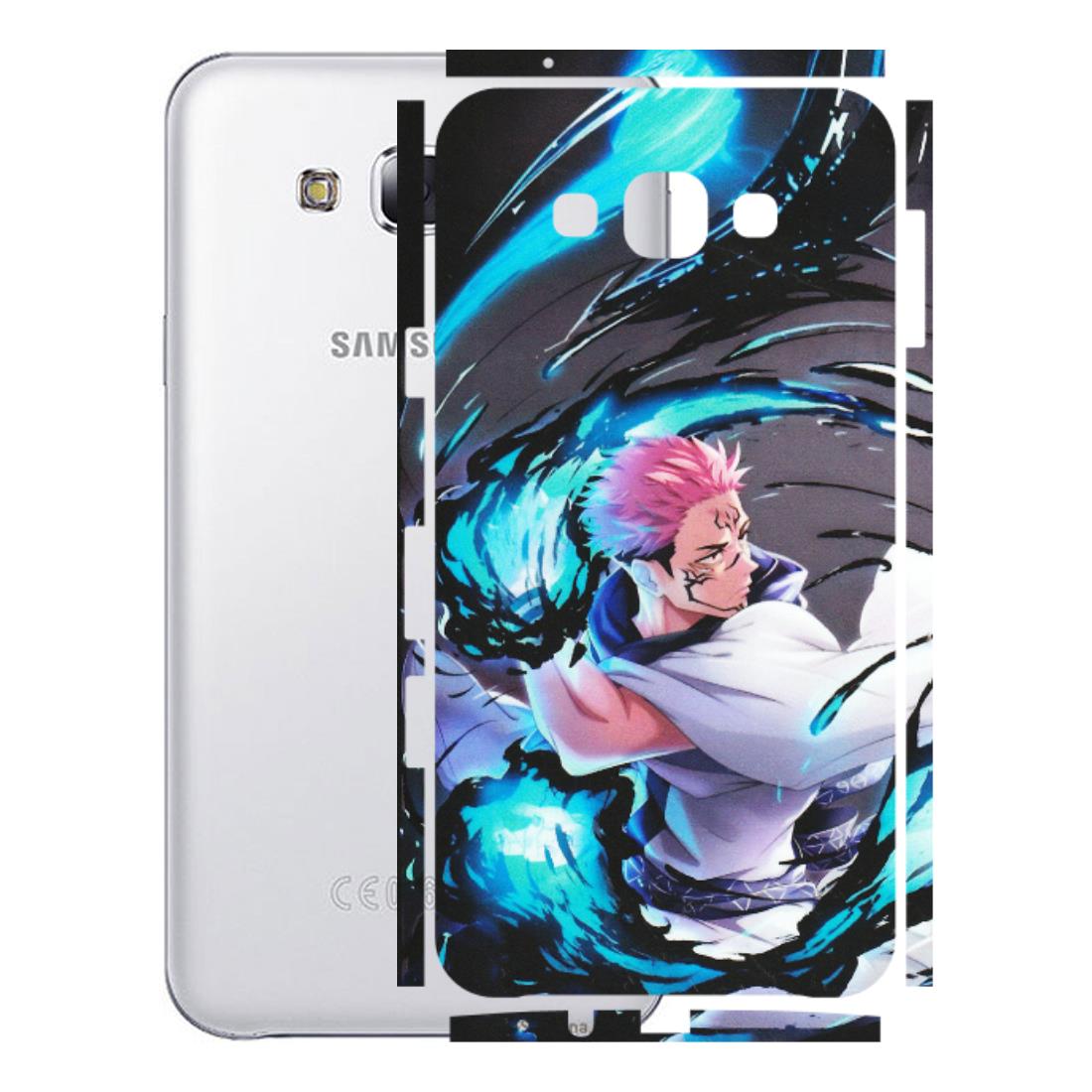 Samsung M/F/Note/Flip and C Phone Skins (All Models) - New Jujutsu Kaisen Grey Blue Anime - Matte Finish (M-127) Samsung Galaxy E7