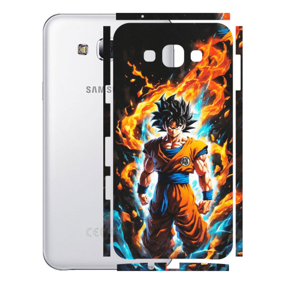 Samsung M/F/Note/Flip and C Phone Skins (All Models) - Goku Transformation Anime - Matte Finish (M-159) Samsung Galaxy E7