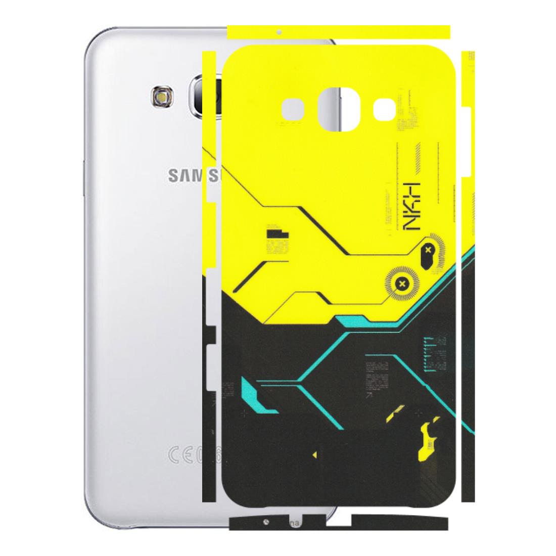 Samsung M/F/Note/Flip and C Phone Skins (All Models) - Black Yellow Technica - Matte Finish (M-53) Samsung Galaxy E7
