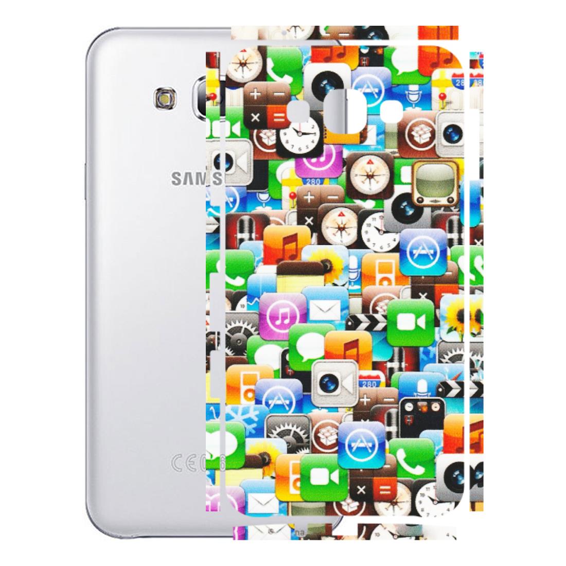 Samsung M/F/Note/Flip and C Phone Skins (All Models) - All Apple Icons - Matte Finish (M-93) Samsung Galaxy E7