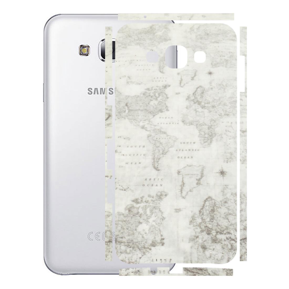 Samsung M/F/Note/Flip and C Phone Skins (All Models) - World Travel Map - Transparent Finish (T-04) Samsung Galaxy E7