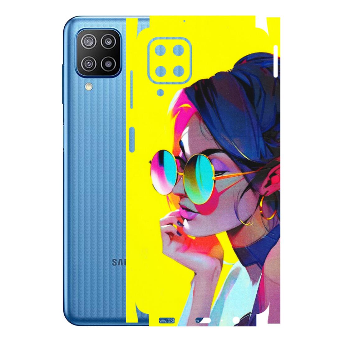 Samsung M/F/Note/Flip and C Phone Skins (All Models) - Bold Stylish Girl - 3D Embossed Finish (L-222) Samsung Galaxy F12