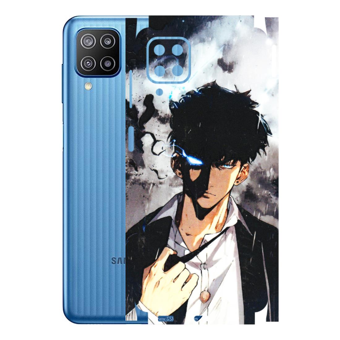 Samsung M/F/Note/Flip and C Phone Skins (All Models) - Sung Jinwoo Manhwa Anime - 3D Embossed Finish (L-328) Samsung Galaxy F12