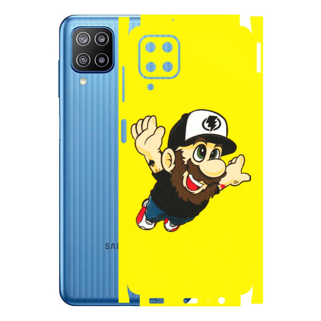 Samsung M/F/Note/Flip and C Phone Skins (All Models) - Flying Beardo - 3D Embossed Finish (L-60) Samsung Galaxy F12