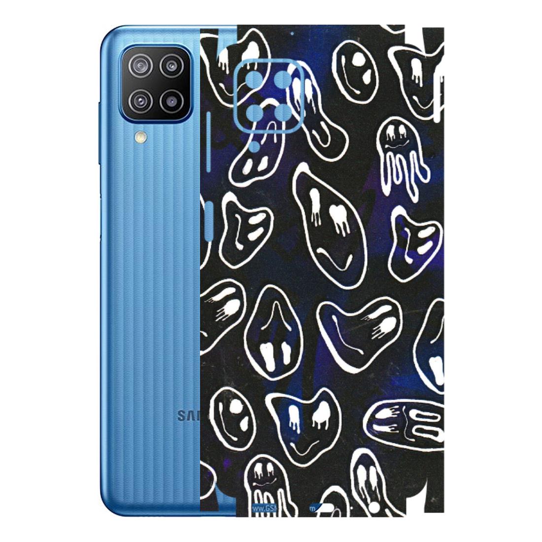 Samsung M/F/Note/Flip and C Phone Skins (All Models) - Distorted Smileys - 3D Embossed Finish (L-92) Samsung Galaxy F12