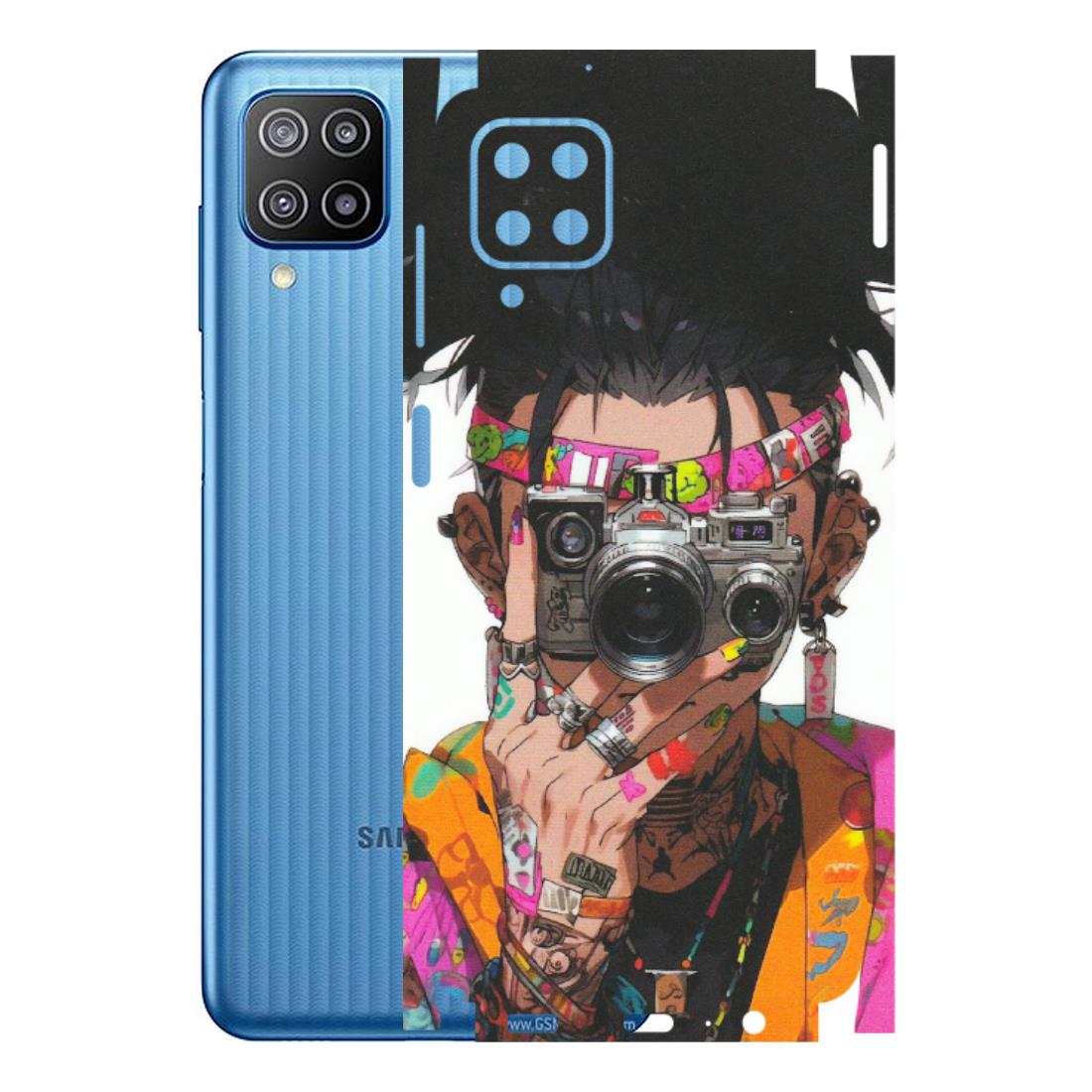 Samsung M/F/Note/Flip and C Phone Skins (All Models) - Camera Lover Girl - Matte Finish (M-09) Samsung Galaxy F12